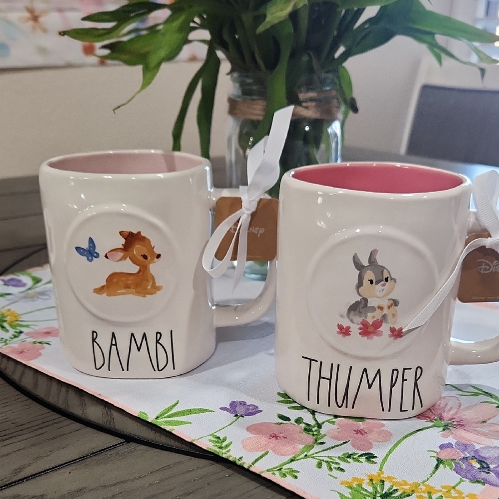 Disney Rae Dunn Bambi & Thumper Mug Set